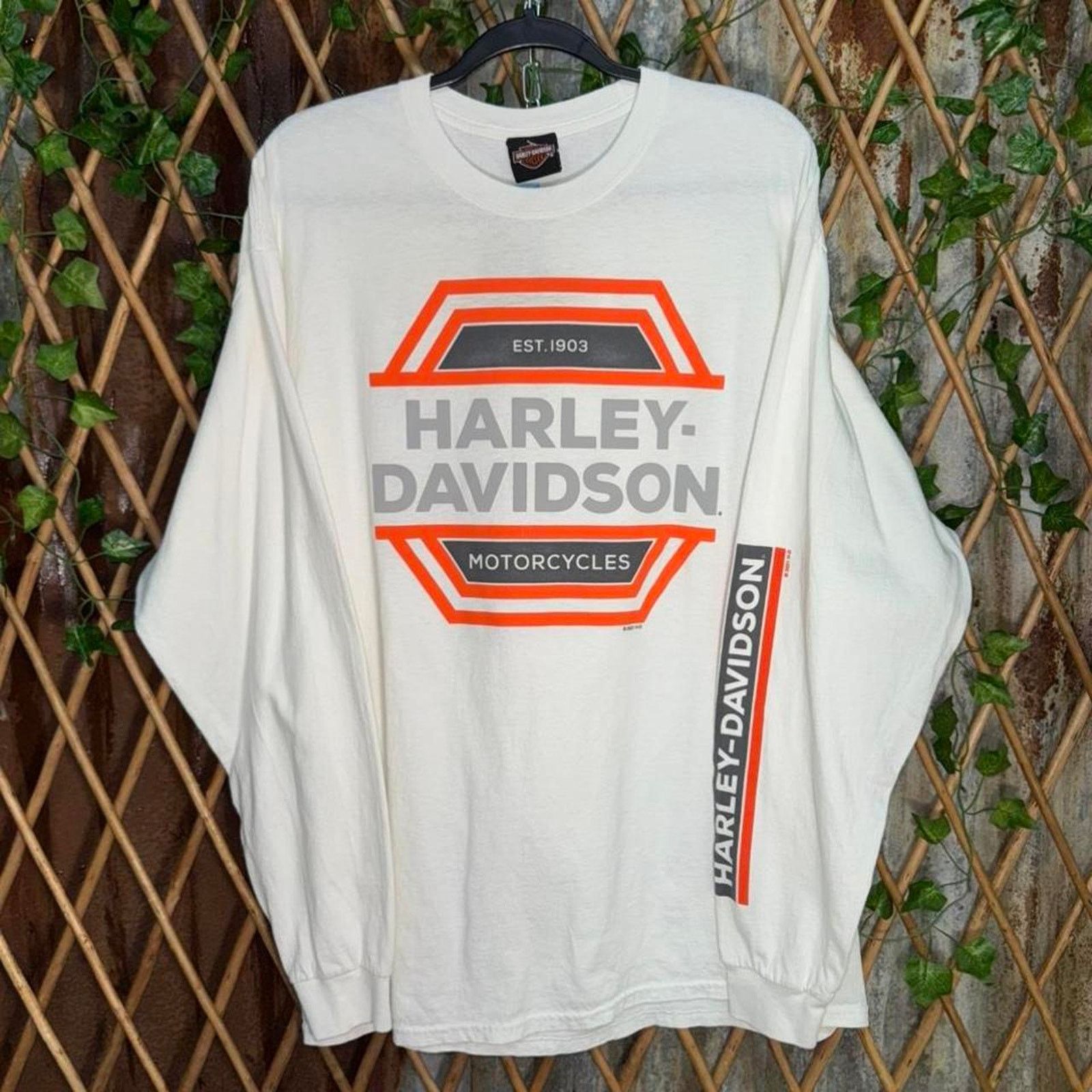 Harley Davidson Harley davidson highway 132 motorcycle modesto L/S t-shirt Size US XXL / EU 58 / 5 - 2 Thumbnail