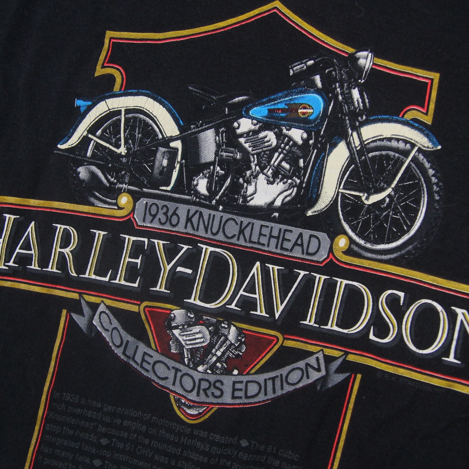 Harley Davidson × Vintage Vintage Harley Davidson 1936 Knucklehead Limited Edition T Size US M / EU 48-50 / 2 - 4 Thumbnail