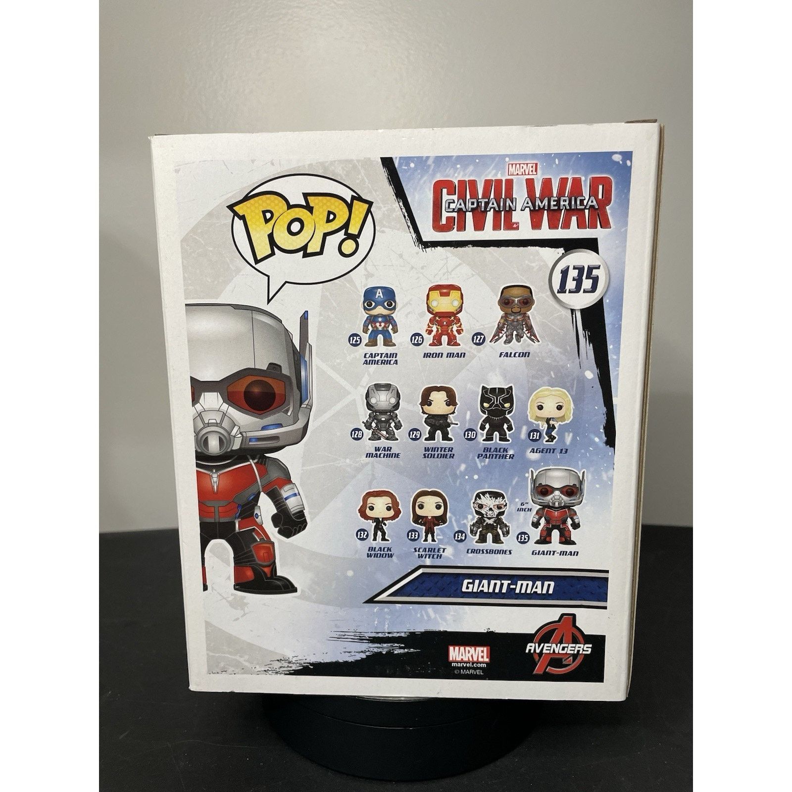 Marvel Comics Funko Pop! Vinyl 6 in: Marvel - Giant-Man (6 inch) #135 Size ONE SIZE - 3 Thumbnail