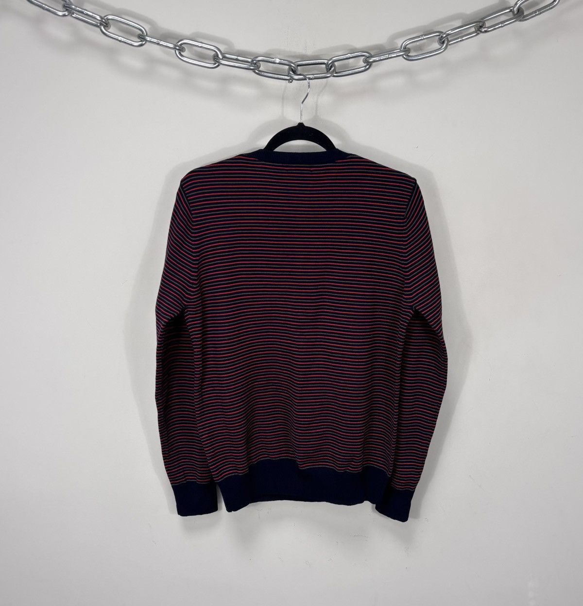 A.P.C. A.P.C. Men’s Multicolor Striped Wool Nylon Knit Sweater Size US L / EU 52-54 / 3 - 9 Thumbnail