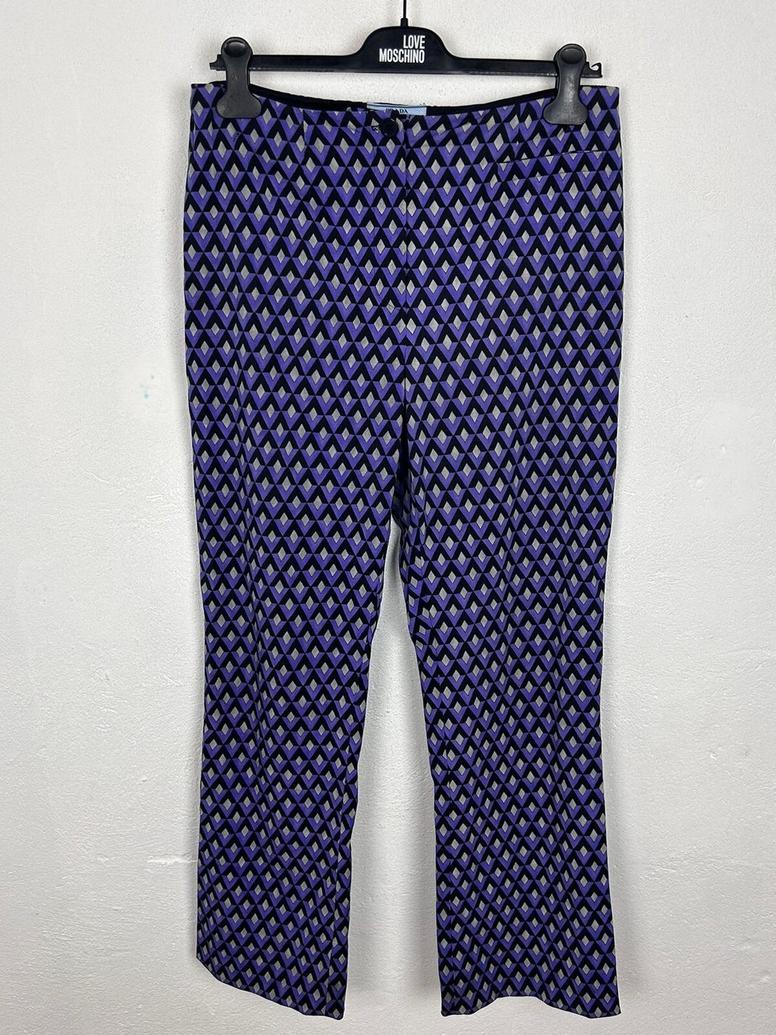Prada Prada Womenswear Multicolor Ornament Casual Pants S12 Size 30" / US 8 / IT 44 - 1 Thumbnail
