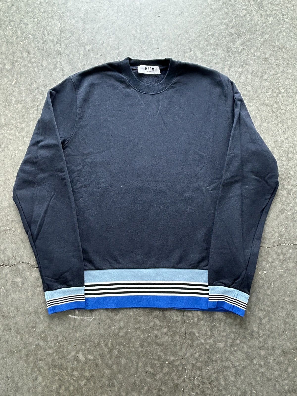 MSGM MSGM Milano Terry Cotton Sweatshirt Size US L / EU 52-54 / 3 - 1 Thumbnail