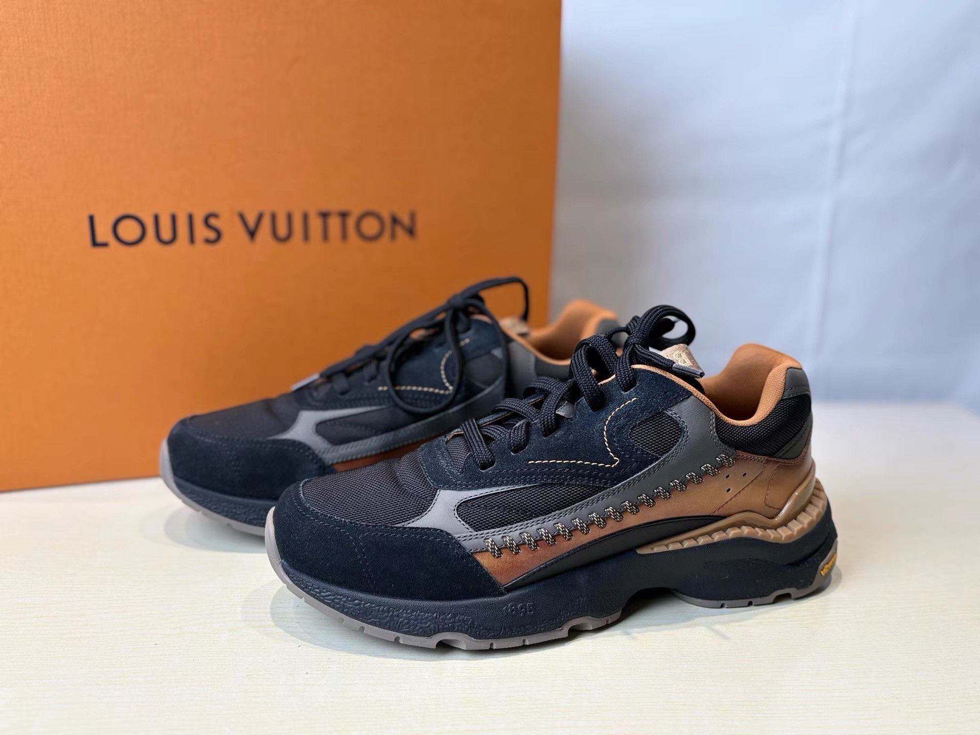 Berluti Berluti Skyrunning Leather & Nylon Sneaker K36 Size US 8 / EU 41 - 1 Thumbnail
