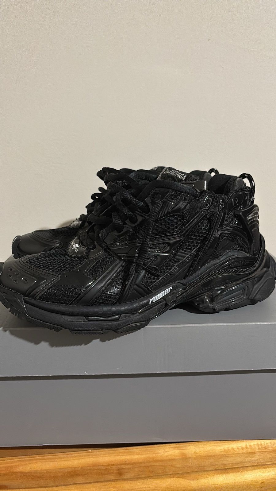 Balenciaga Balenciaga Runner Black Size US 9 / EU 42 - 4 Thumbnail