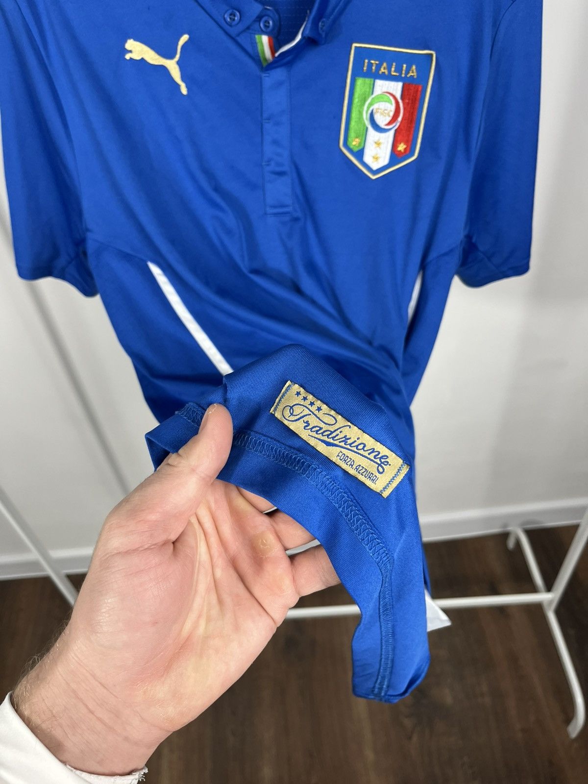 Puma Puma Italy National Team Blue Football Soccer Jersey Size L Size US L / EU 52-54 / 3 - 9 Thumbnail