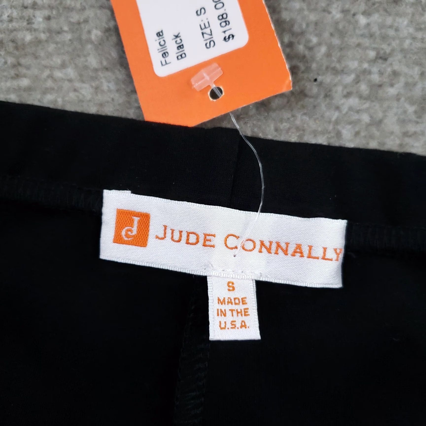 Vintage Jude Connally Womens Small Black Felicia Wide Leg Dress Stretch Made USA Pants Fashion Size 28" / US 6 / IT 42 - 7 Thumbnail