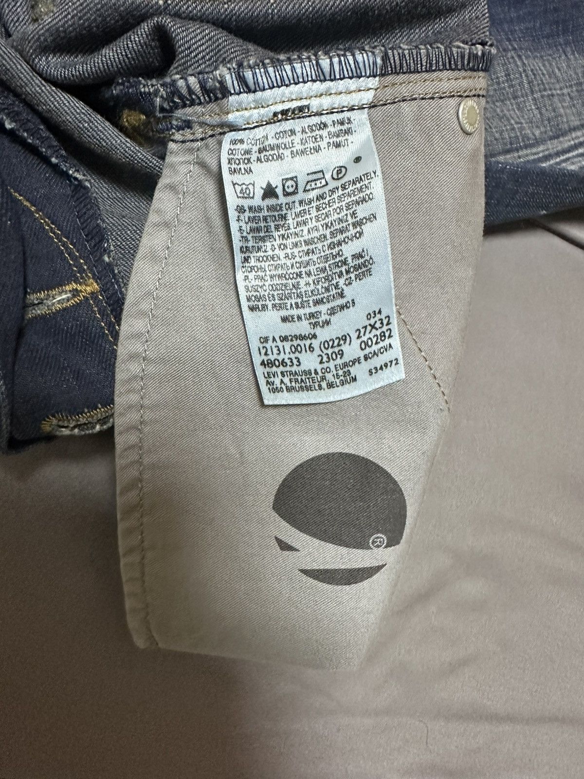 Levi's Vintage Clothing Levi’s Engineered Jeans “Guys Iconic” Brutal Blue NOS Size US 27 - 11 Thumbnail