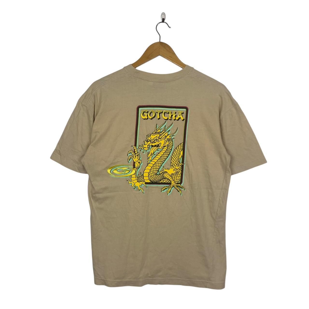 Vintage GOTCHA SKATEBOARD DRAGON Hip Hop Rap Tee