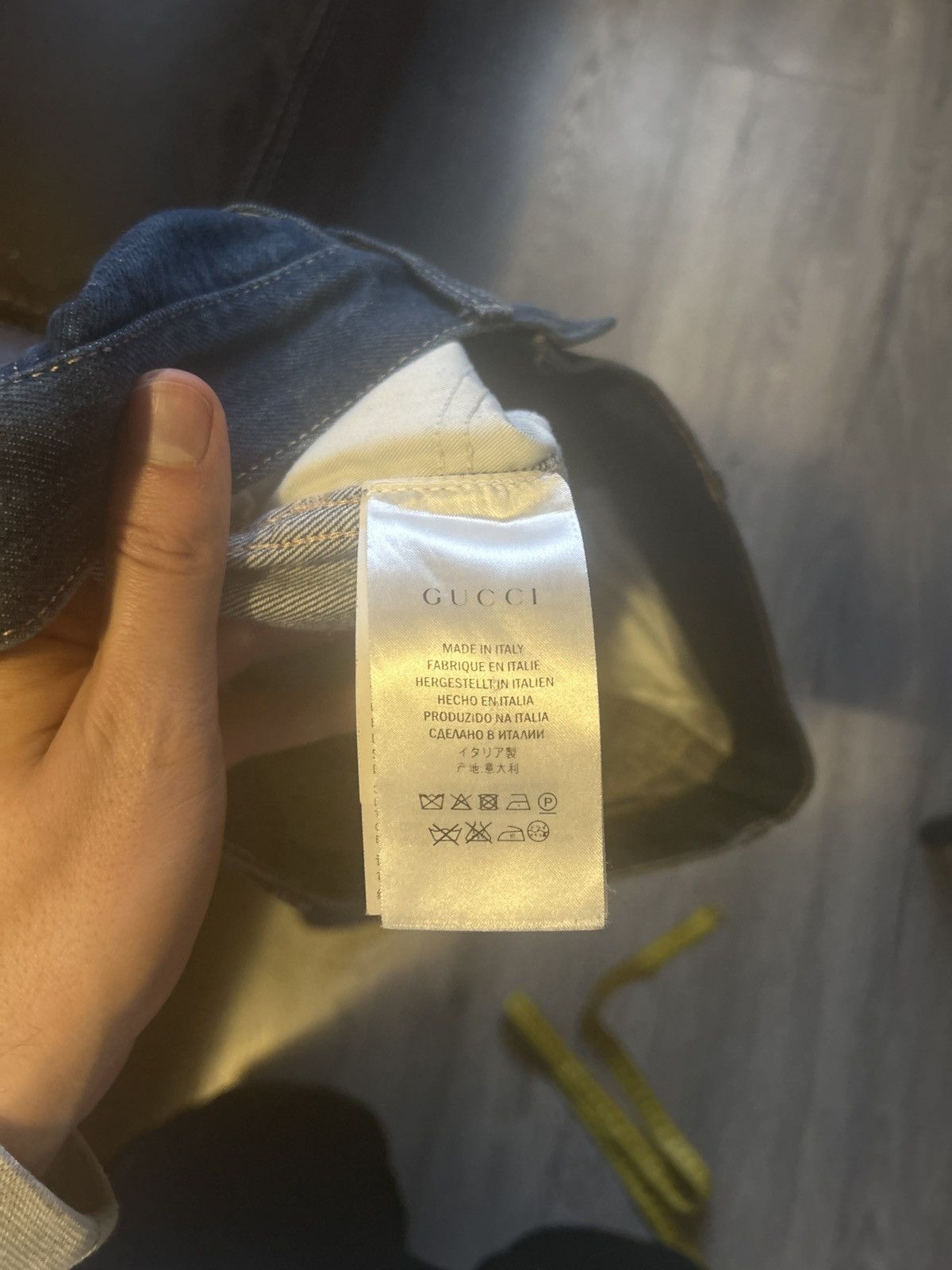 Gucci Raw Indigo Denim Jeans Size US 30 / EU 46 - 11 Thumbnail