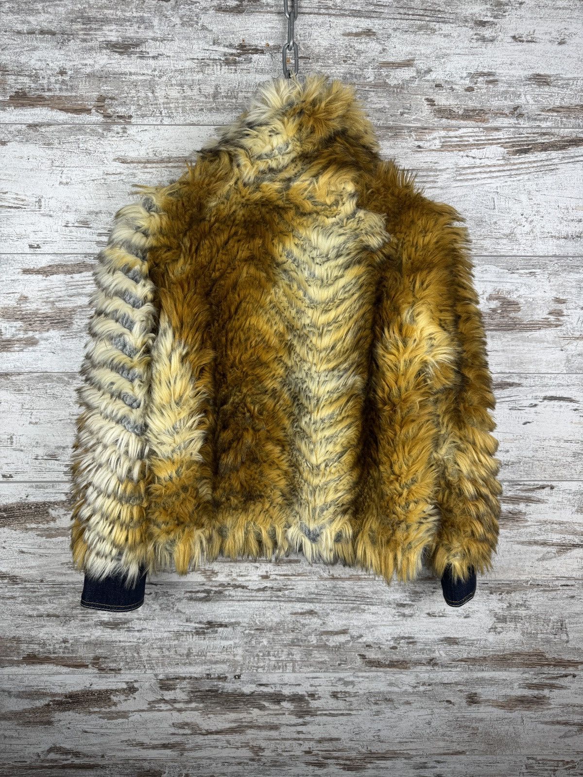 Miss Sixty Miss Sixty Fox Graphic Teddy Faux Fur Coat Y2K Sherpa Jacket Size S / US 4 / IT 40 - 12 Thumbnail