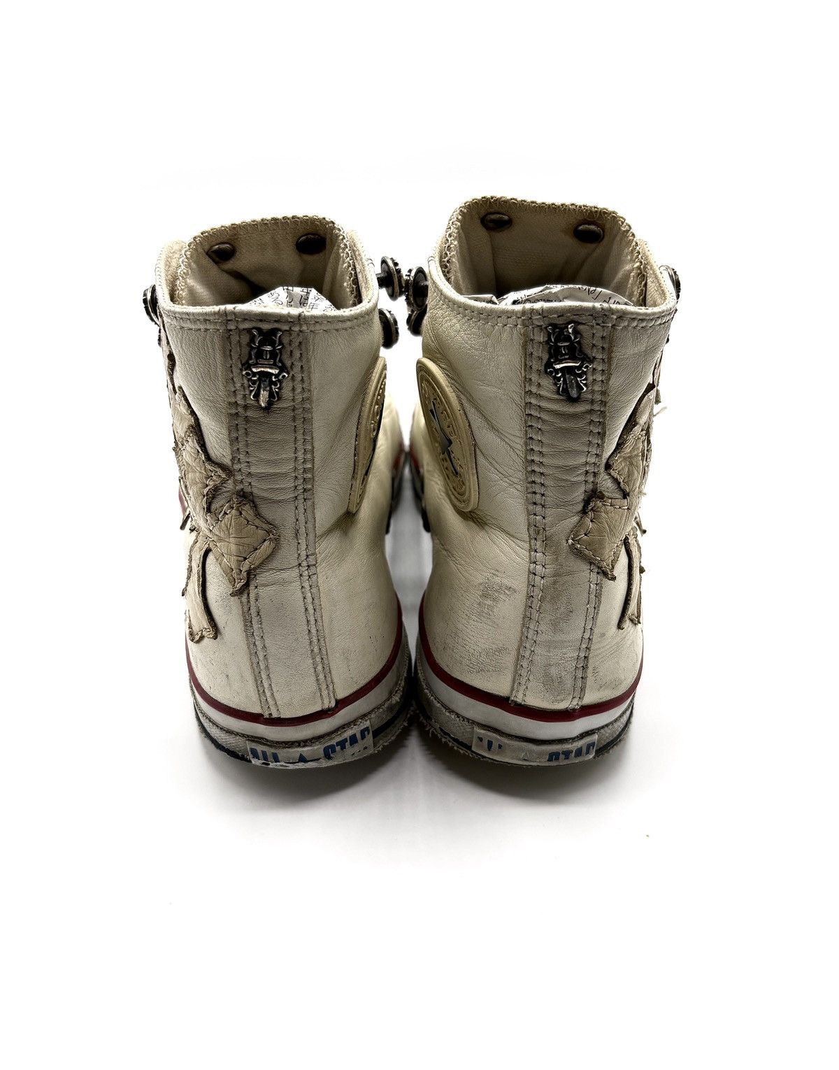 A&G Rock A&G .925 Silver Converse All Star Cross Patch Sneakers Size US 8 / EU 41 - 3 Thumbnail