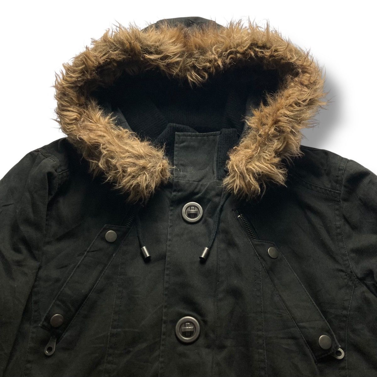 If Six Was Nine 🇯🇵 IN THE ATTIC PUNK GOTHIC DETACHABLE FUR HOODIE JACKET Size US L / EU 52-54 / 3 - 4 Thumbnail