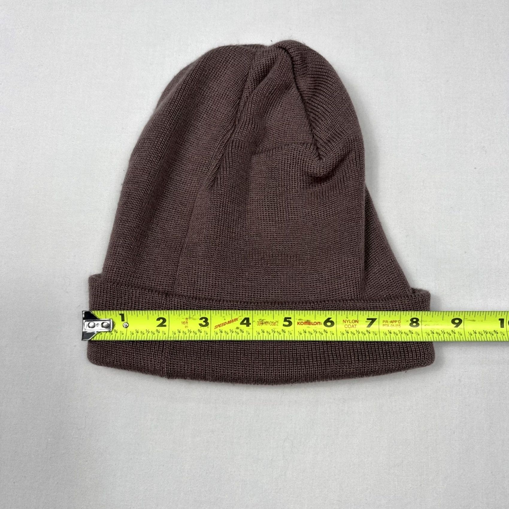 Adidas Adidas Beanie OSFA Knit Acrylic Brown Outdoor Winter Hat Mens Cap GIft Vintage-inspired Size ONE SIZE - 4 Thumbnail