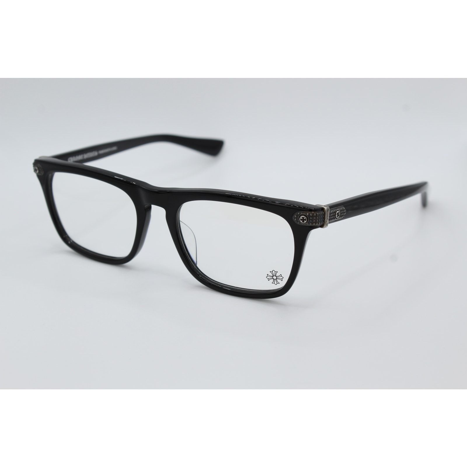 Chrome Hearts Chrome Hearts BEAU NER Eyeglasses 53-19-150 Black Size ONE SIZE - 1 Thumbnail