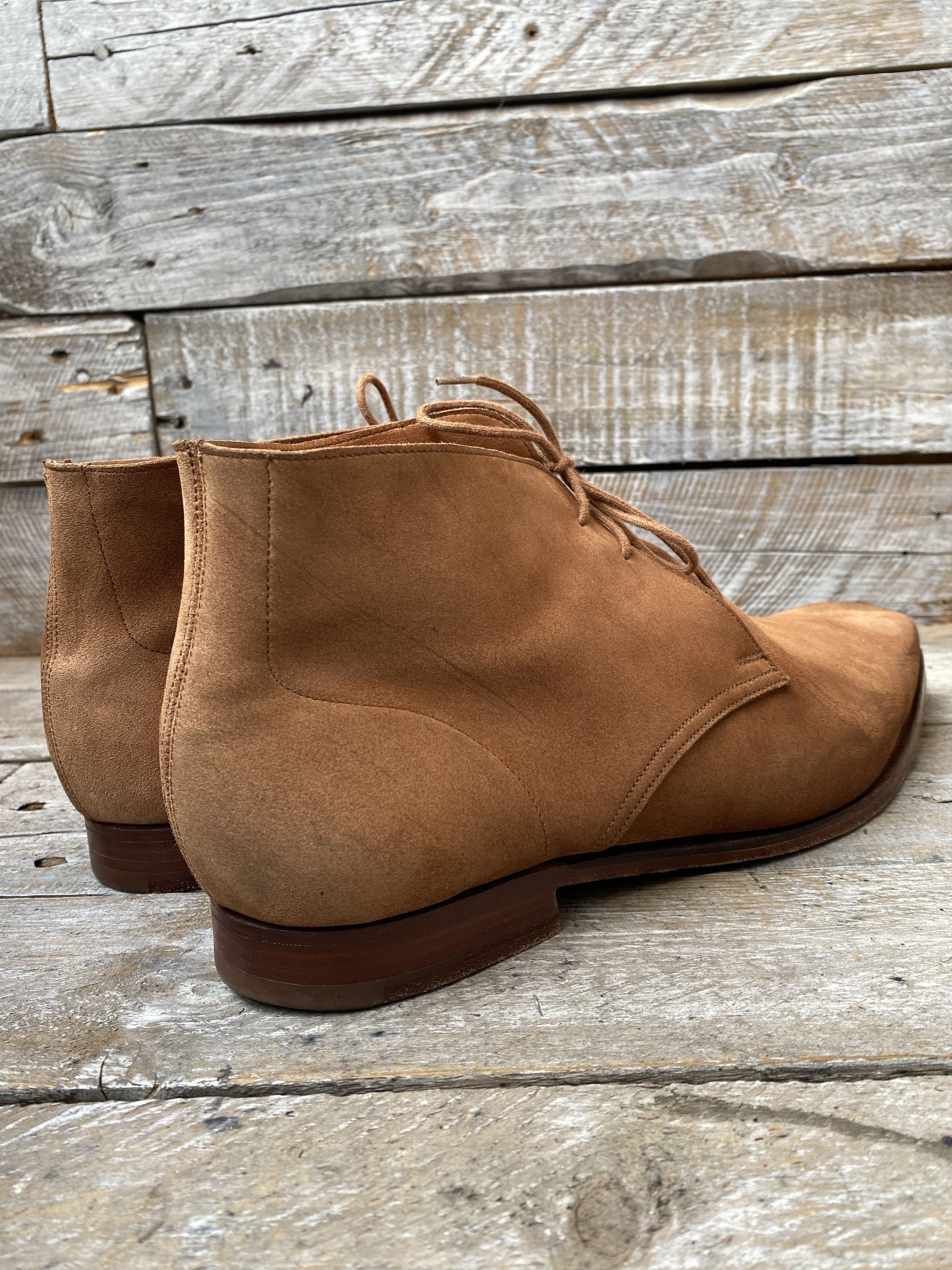Crockett & Jones Crockett and jones chukka brown suede leather boots uk10E Size US 11 / EU 44 - 7 Thumbnail