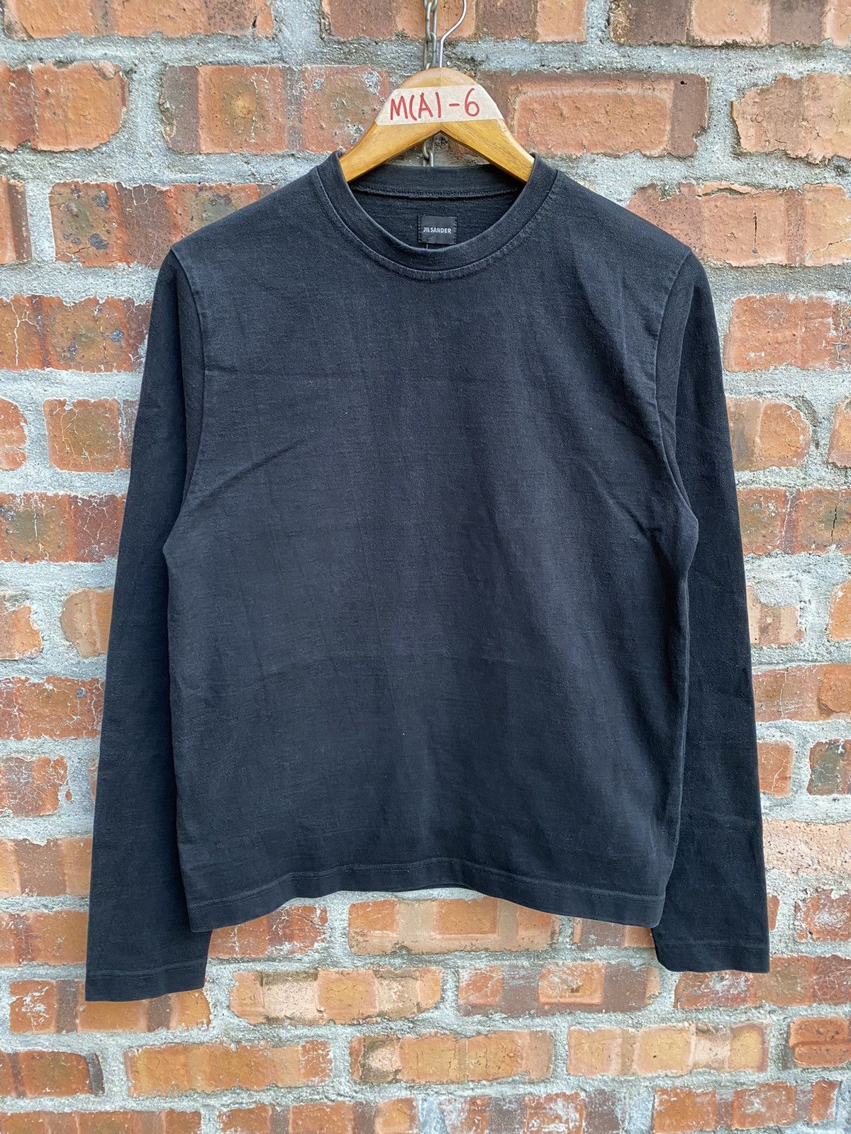 Jil Sander 1990s Black LS shirt Size US M / EU 48-50 / 2 - 2 Thumbnail
