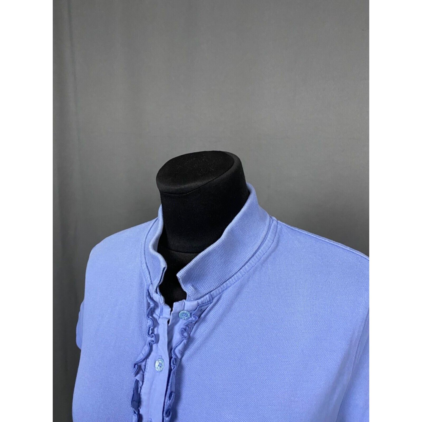 Moncler Moncler Maglia Women's Blue Polo T-Shirt Size S Size S / US 4 / IT 40 - 5 Thumbnail