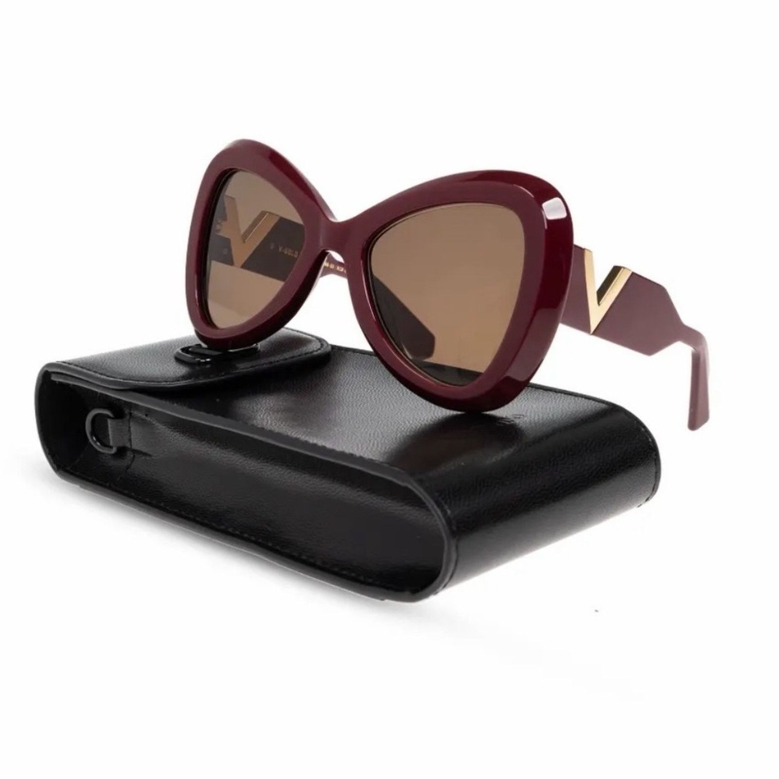 Valentino New! Valentino V GOLD III VLS 138B Sunglasses, Authentic Size ONE SIZE - 2 Thumbnail