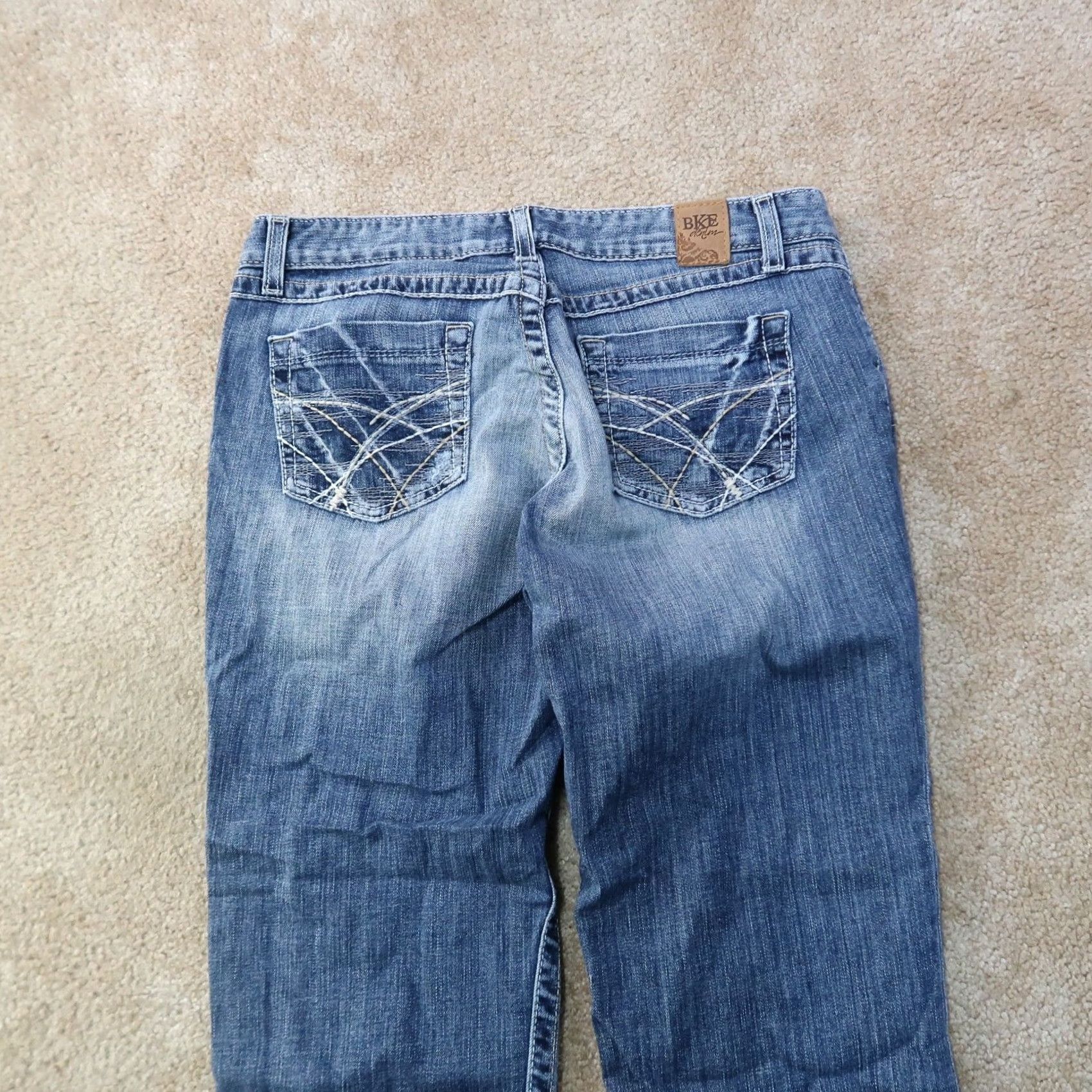 Vintage VINTAGE Buckle BKE kate Capri Jeans Women's 32 Blue Stretch Denim Mid Rise denim Capri Jeans Women 32 Blue Slimming Stretch 5-Pocket Size 24" / US 00 / IT 34 - 6 Thumbnail