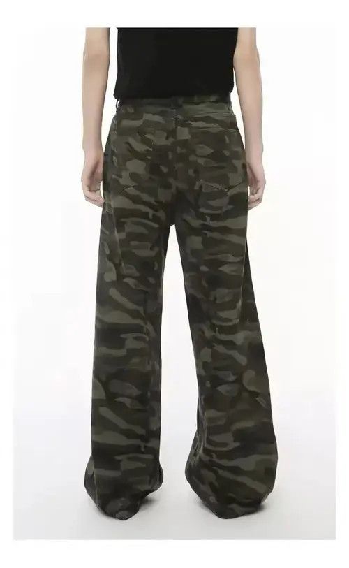 Jean Camo Green Pant Size US 28 / EU 44 - 2 Thumbnail