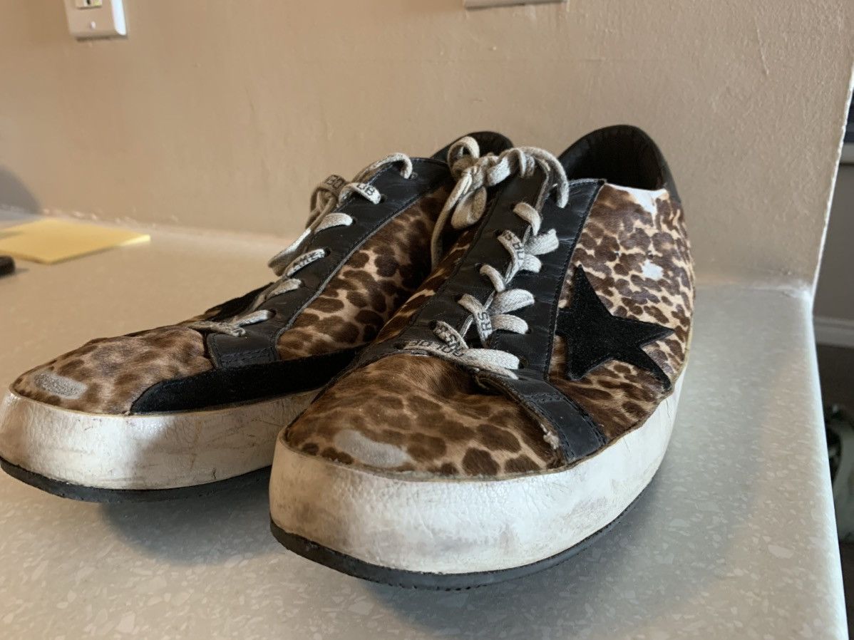 Golden Goose Size 12 Leopard Print