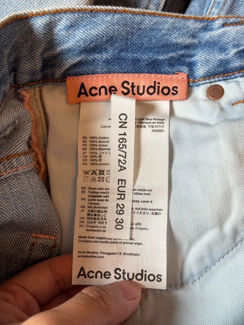 Acne Studios acne studios Light blue wide-leg jeans Size US 29 - 5 Thumbnail
