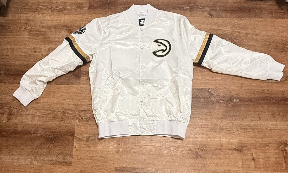 Starter Atlanta Hawks Vintage Starter Jacket Size US L / EU 52-54 / 3 - 1 Thumbnail