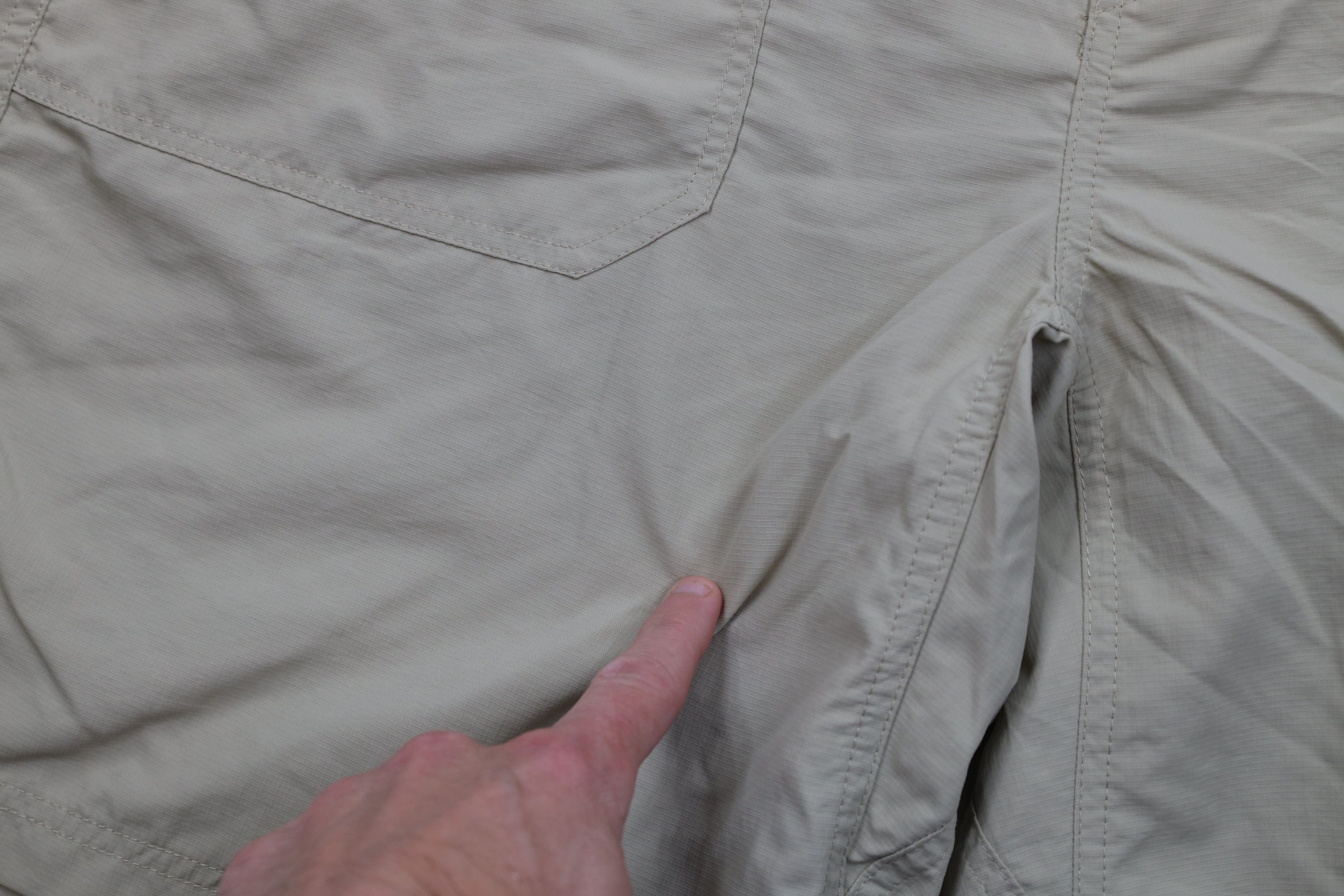 L.L. Bean Vintage LL Bean Outdoor Hiking Trekking Shorts Beige Nylon Size US 34 / EU 50 - 5 Thumbnail