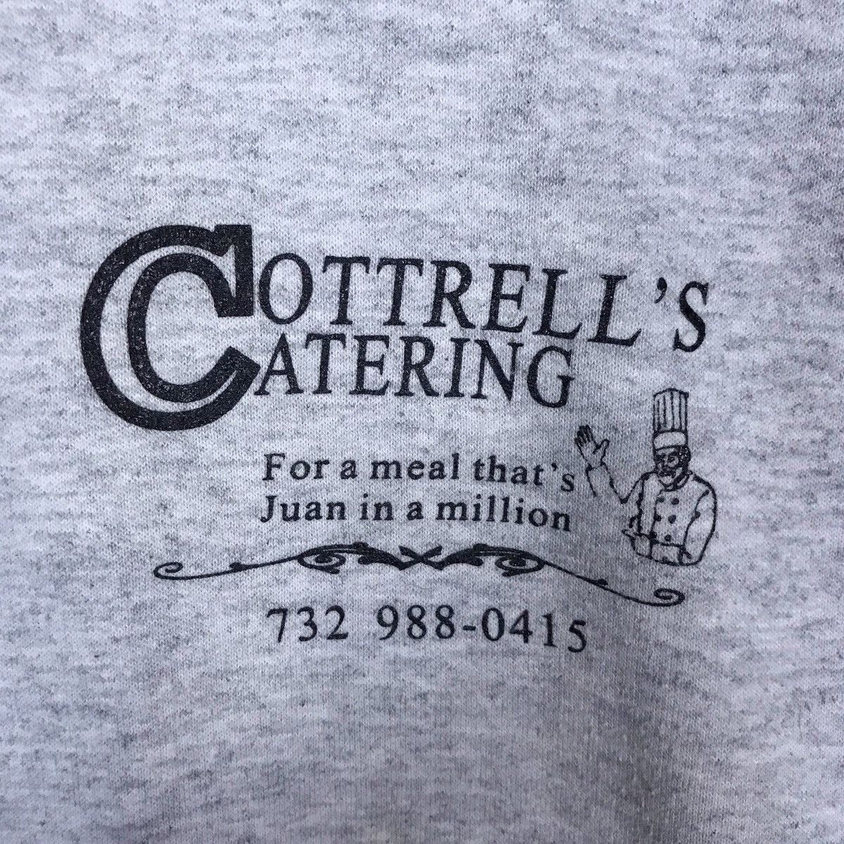 Gildan Vintage Gildan Cottrell’s Catering Pullover Jumper Size US XL / EU 56 / 4 - 4 Thumbnail