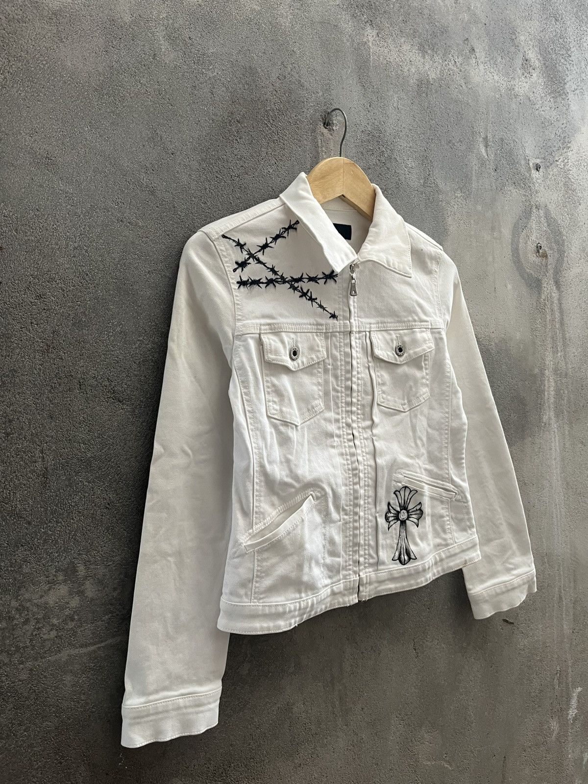 Yohji Yamamoto INÉD Cross & Barbed Wire Jacket Size US L / EU 52-54 / 3 - 5 Thumbnail