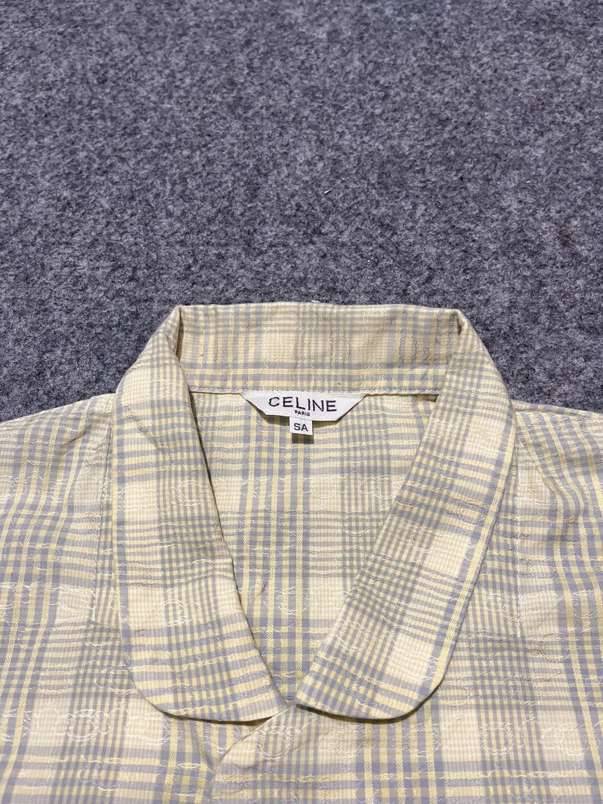 Celine × Vintage Vintage Rare Celine Short Shirt Size US M / EU 48-50 / 2 - 11 Thumbnail