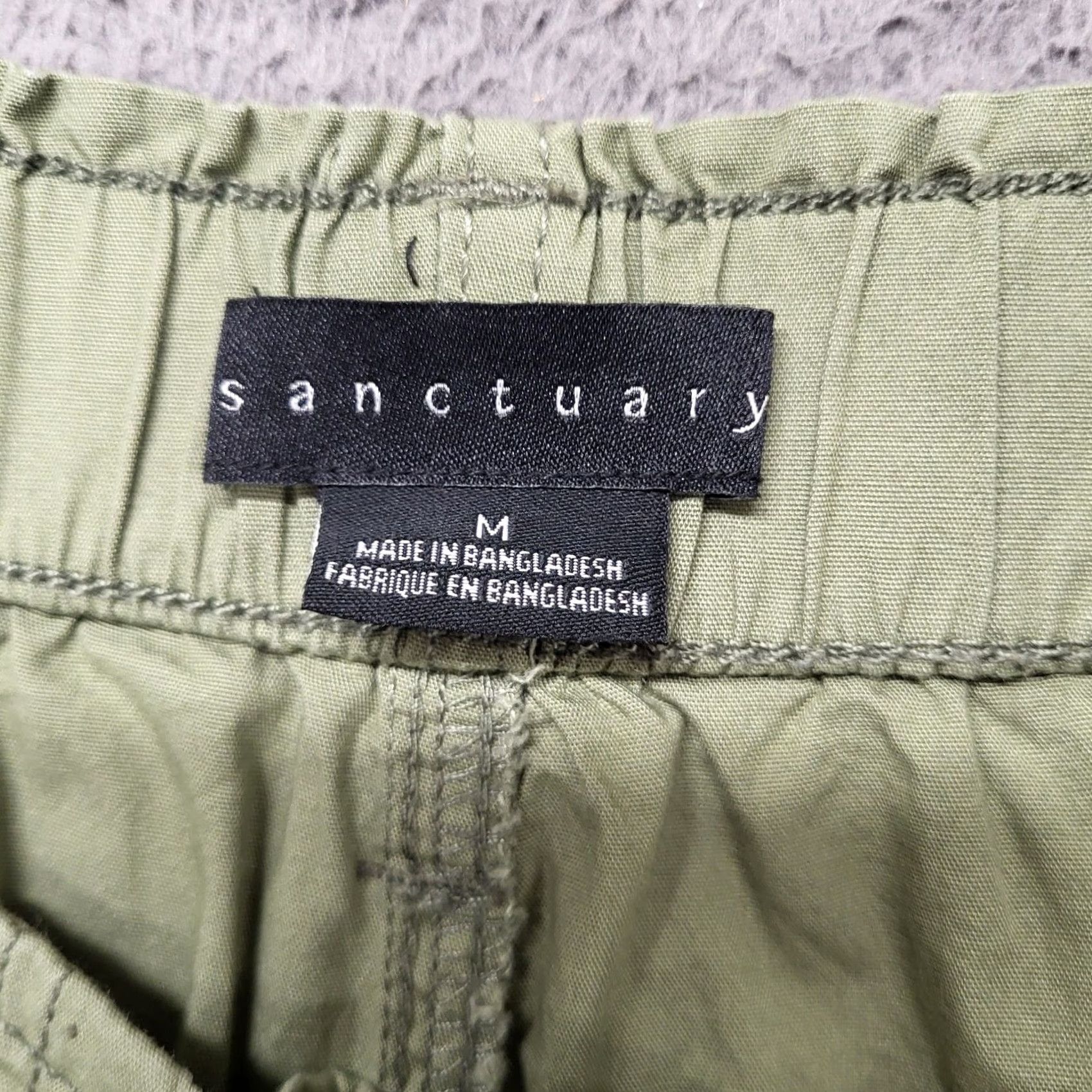 Sanctuary Sanctuary Shorts Womens Medium Olive Green Pockets Sarai Army Casual Hiking Mens? Size 32" / US 10 / IT 46 - 3 Thumbnail