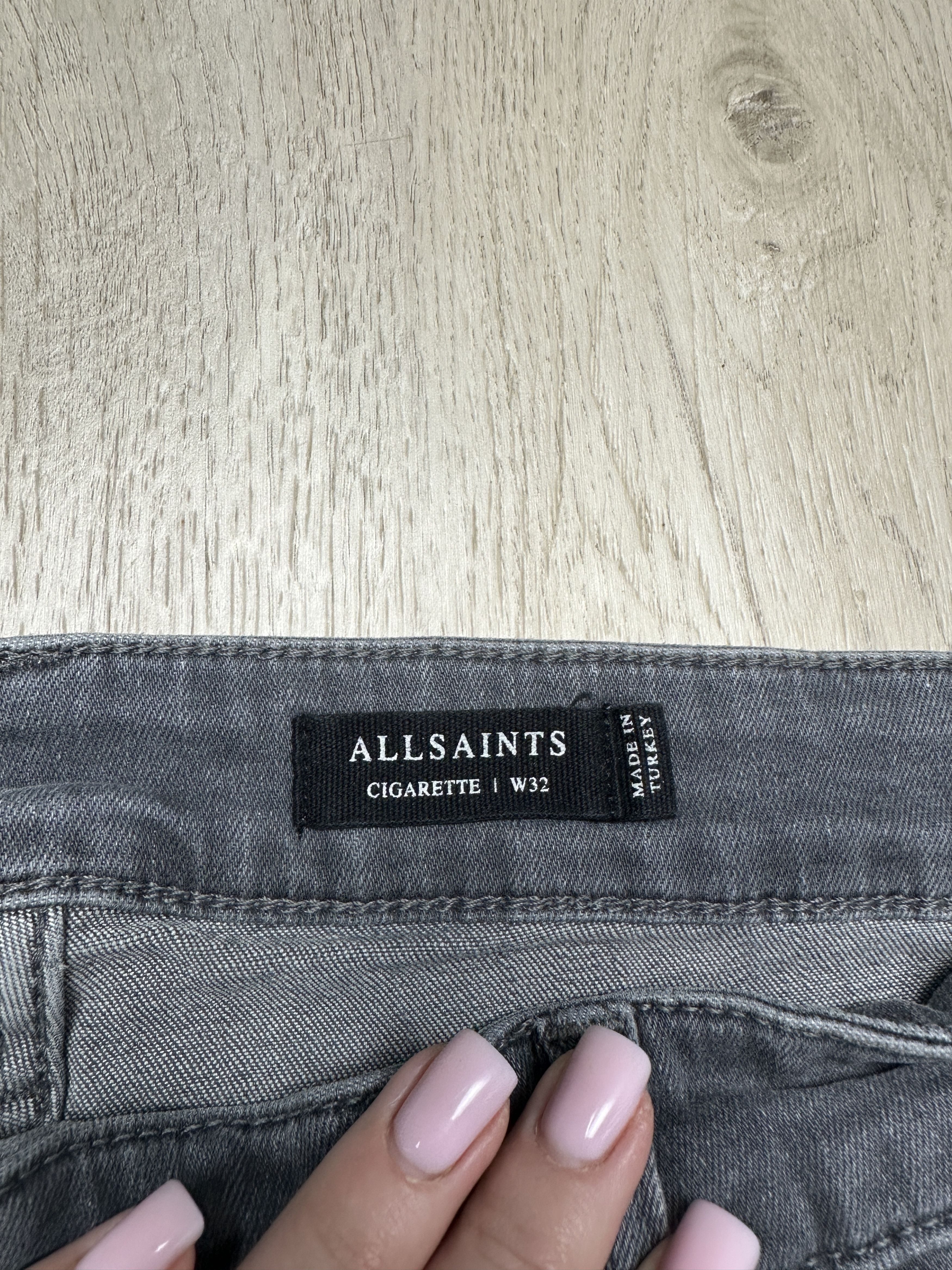 Allsaints Allsaints Cigarette Damaged Mens Denim Shorts Size US 32 / EU 48 - 3 Thumbnail