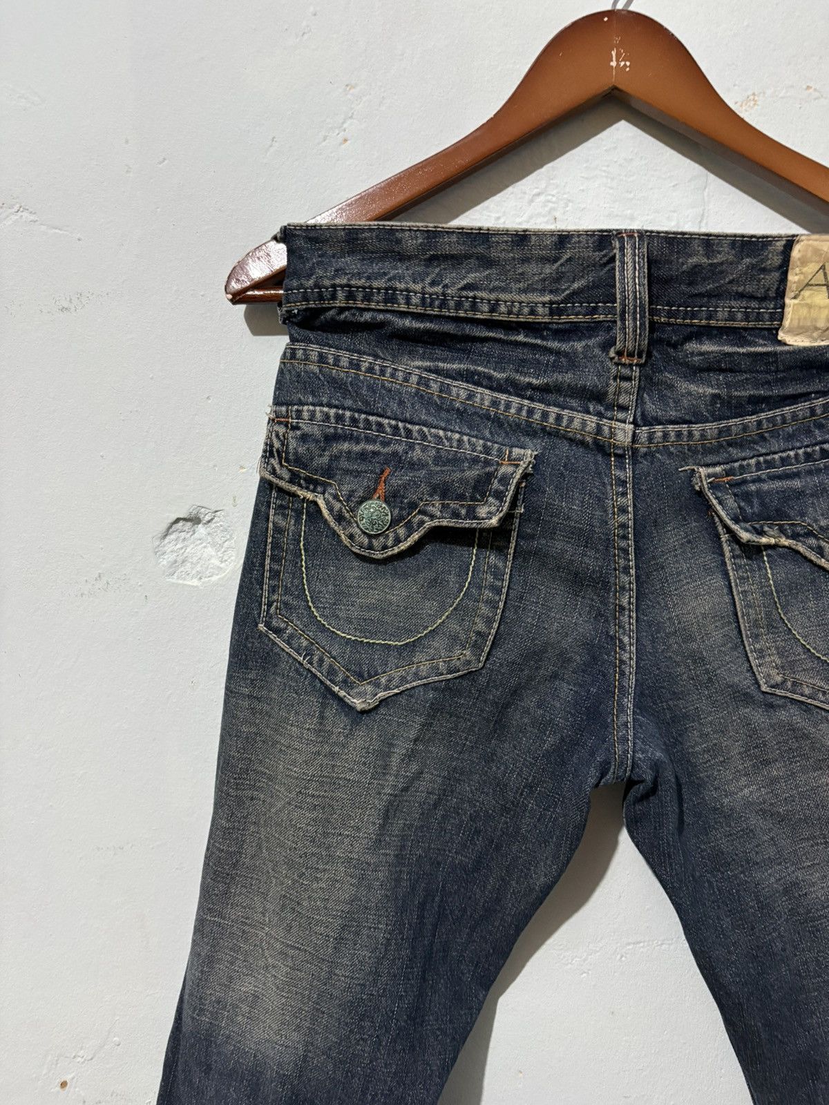 Japanese Brand Aqua Streetwear Flared Denim Size US 32 / EU 48 - 7 Thumbnail