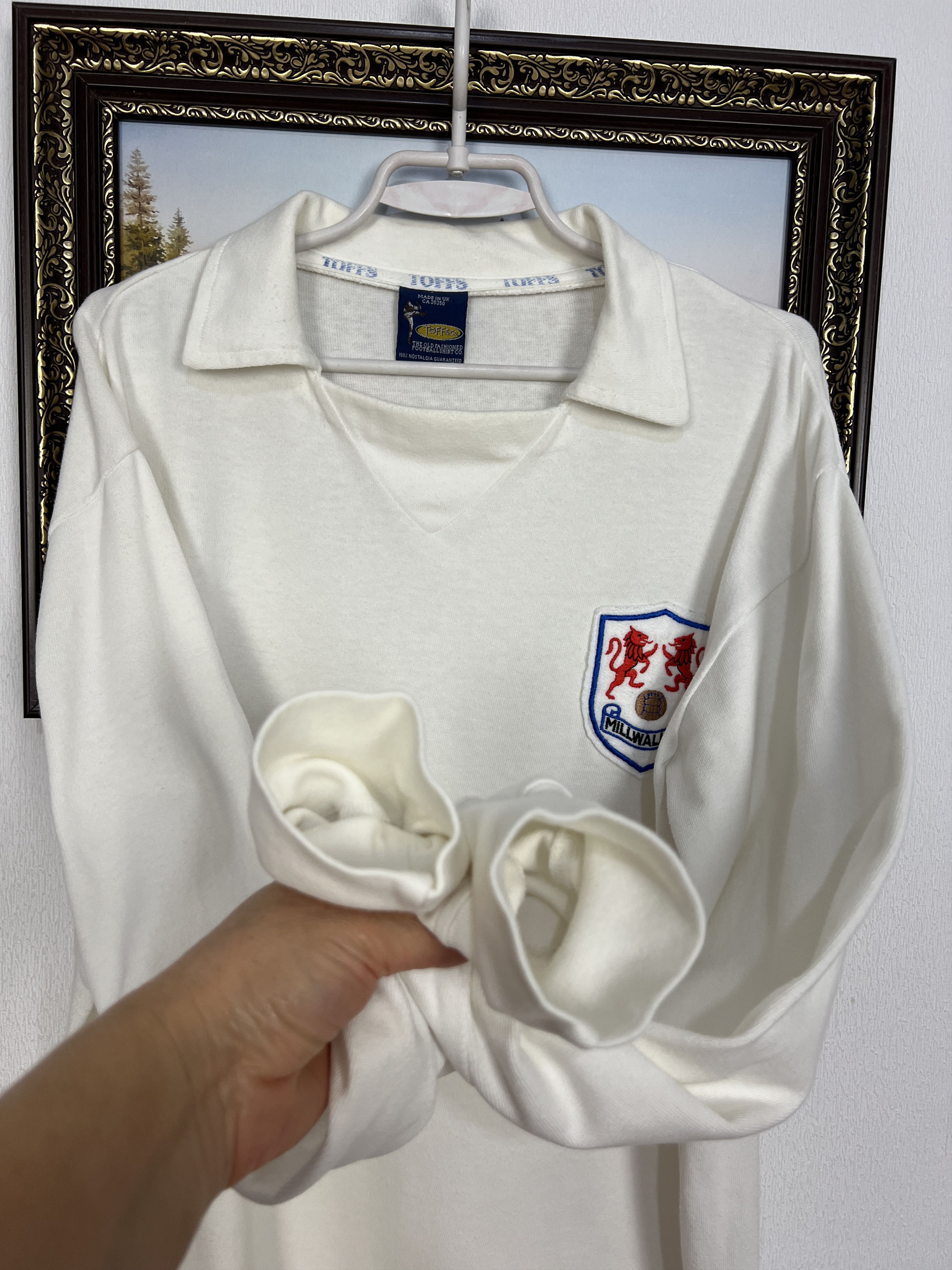Toffs Millwall Replicas football shirt Soccer Long Sleeve Jersey Size US XL / EU 56 / 4 - 5 Thumbnail