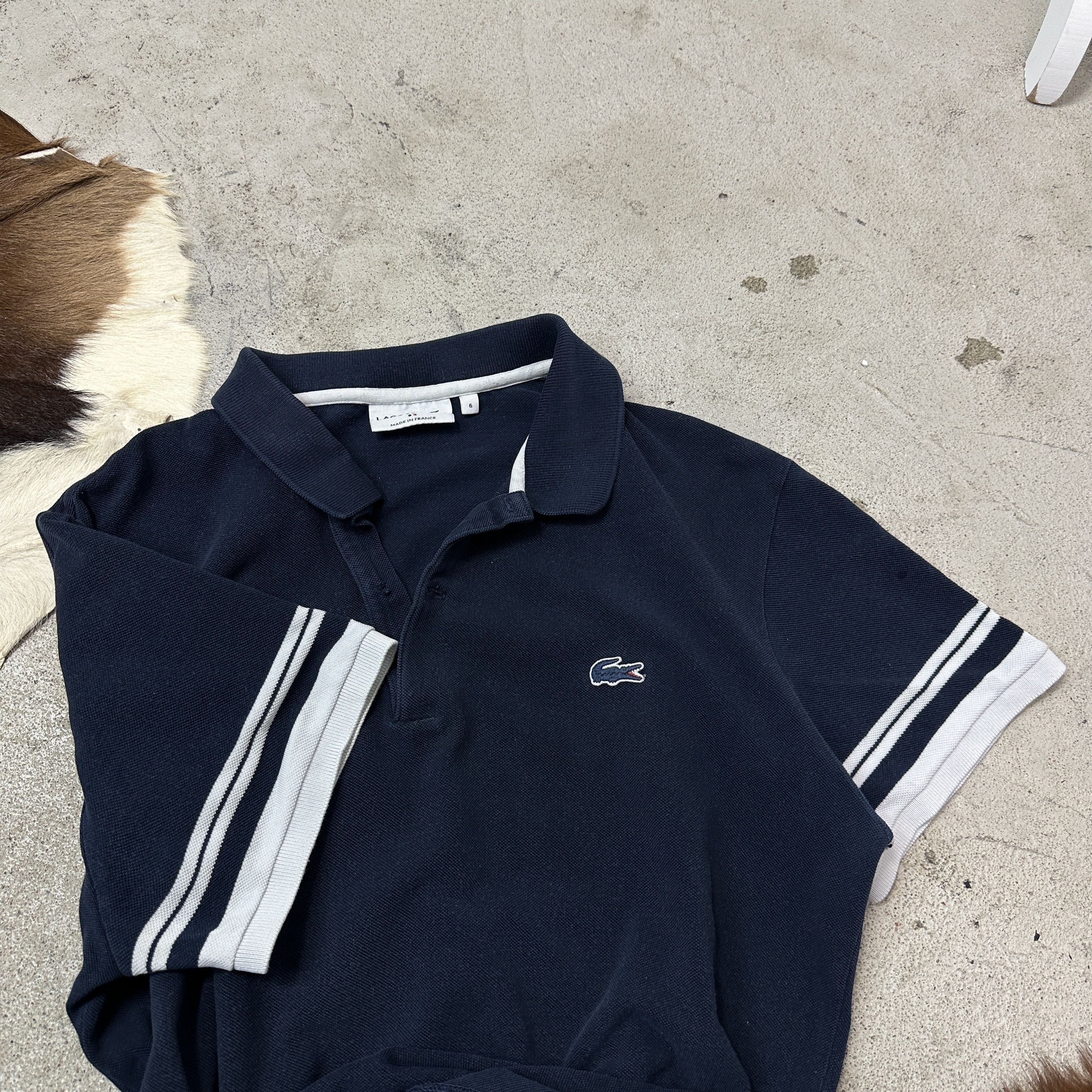 Lacoste Vintage Sporty Streetwear Lacoste Polo T-shirt 00s Size US L / EU 52-54 / 3 - 6 Thumbnail