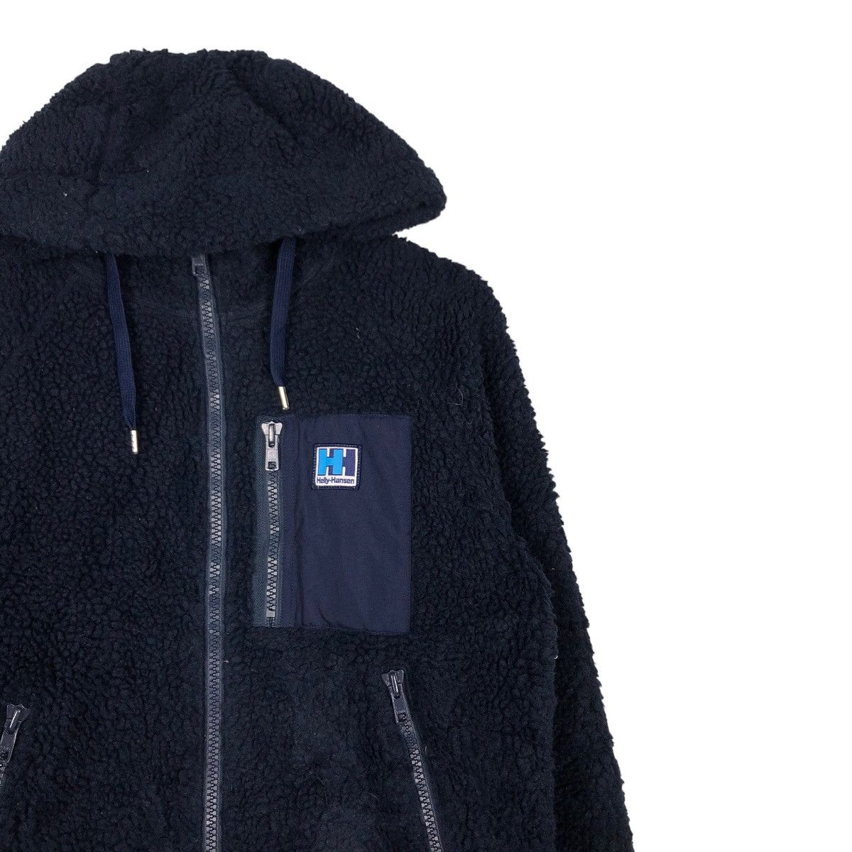 Helly Hansen × Japanese Brand × Vintage 📌VINTAGE FLEECE JACKET ZIPPER HELLY HANSEN JAPAN Size L / US 10 / IT 46 - 5 Thumbnail