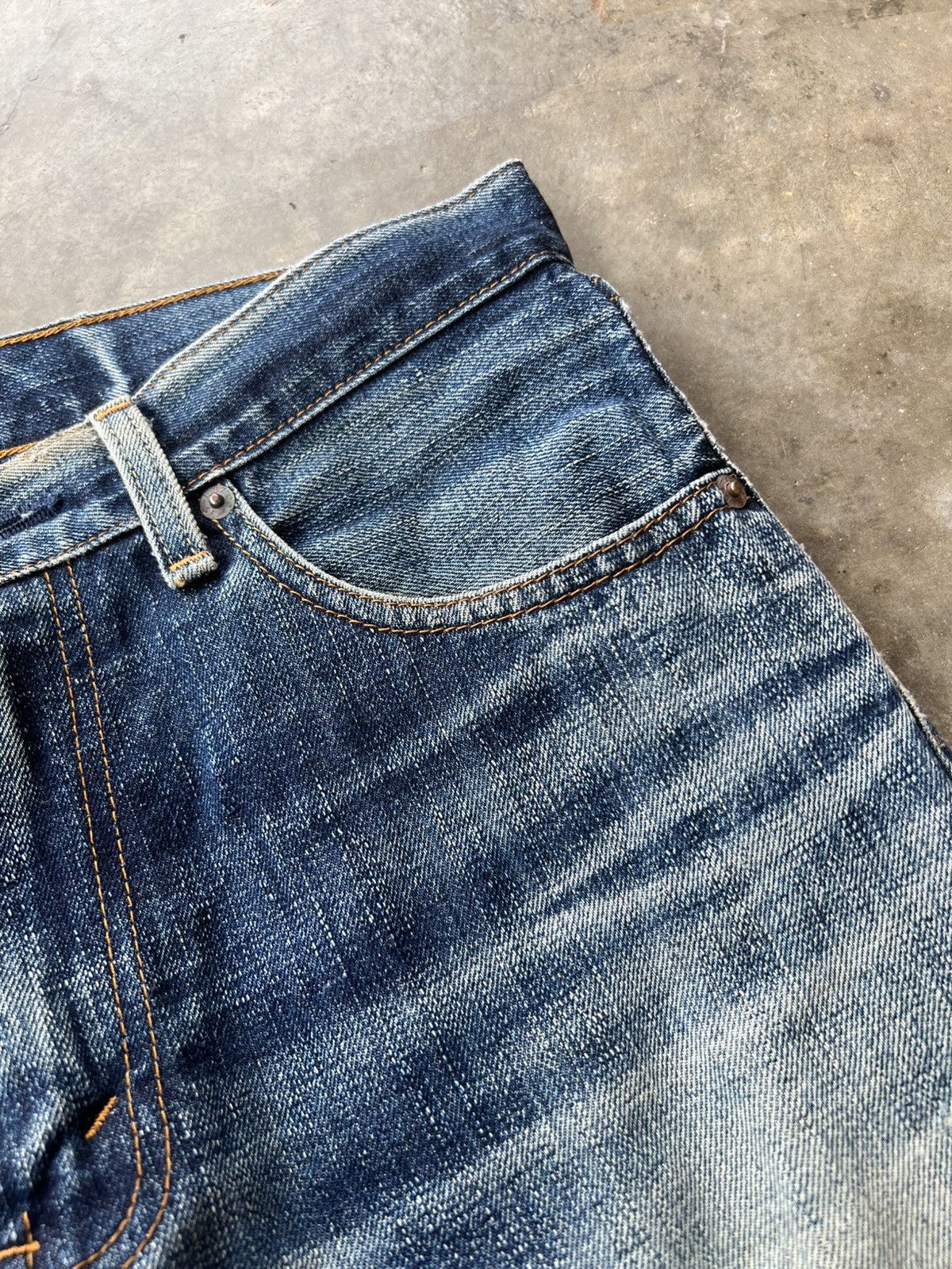 Levi's Vintage 90’s Levis 502 Distressed Mud Wash Jean Size US 30 / EU 46 - 10 Thumbnail