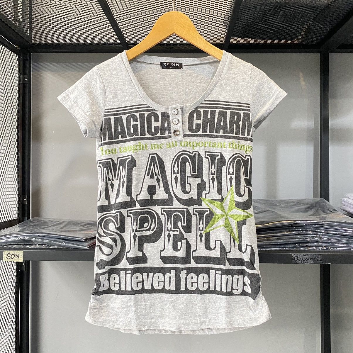 Beauty Beast × Hysteric Glamour × Japanese Brand Y2K Magical Charm Witchy Grunge Fairycore Baby Tees Size M / US 6-8 / IT 42-44 - 1 Thumbnail