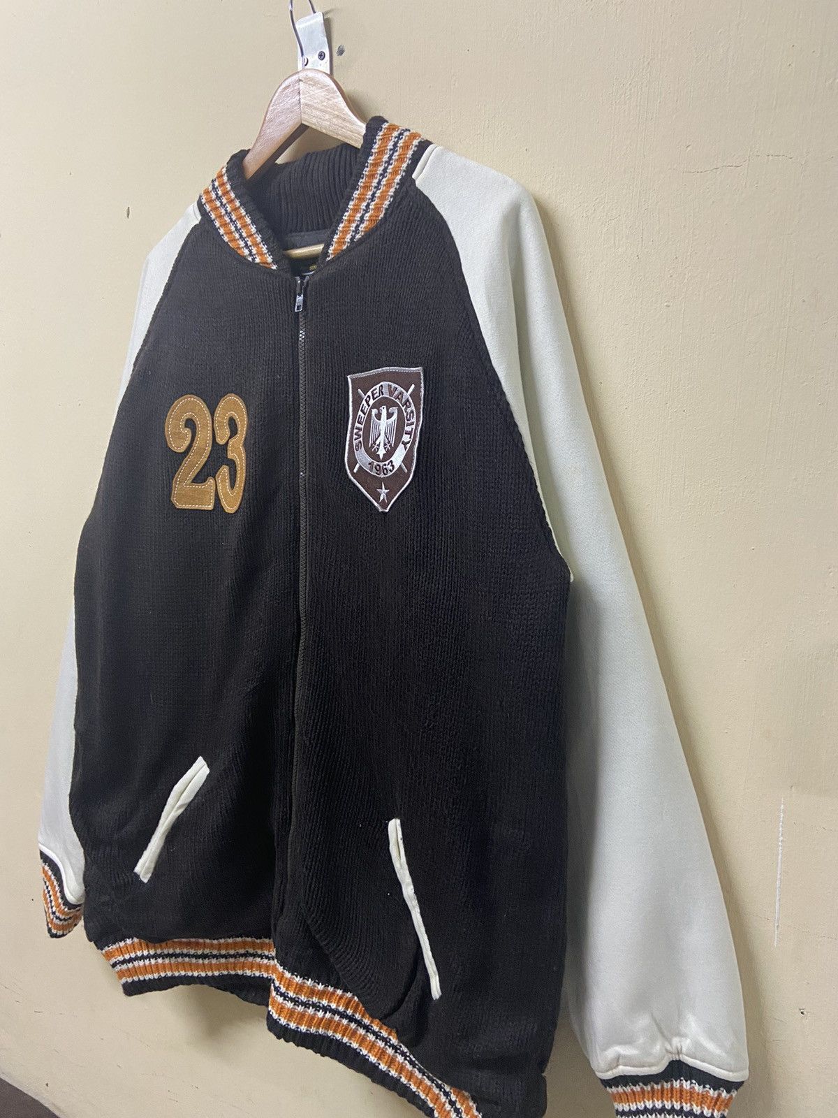 Vintage 23 Germany Sweeper Varsity Jacket Size US XXL / EU 58 / 5 - 3 Thumbnail