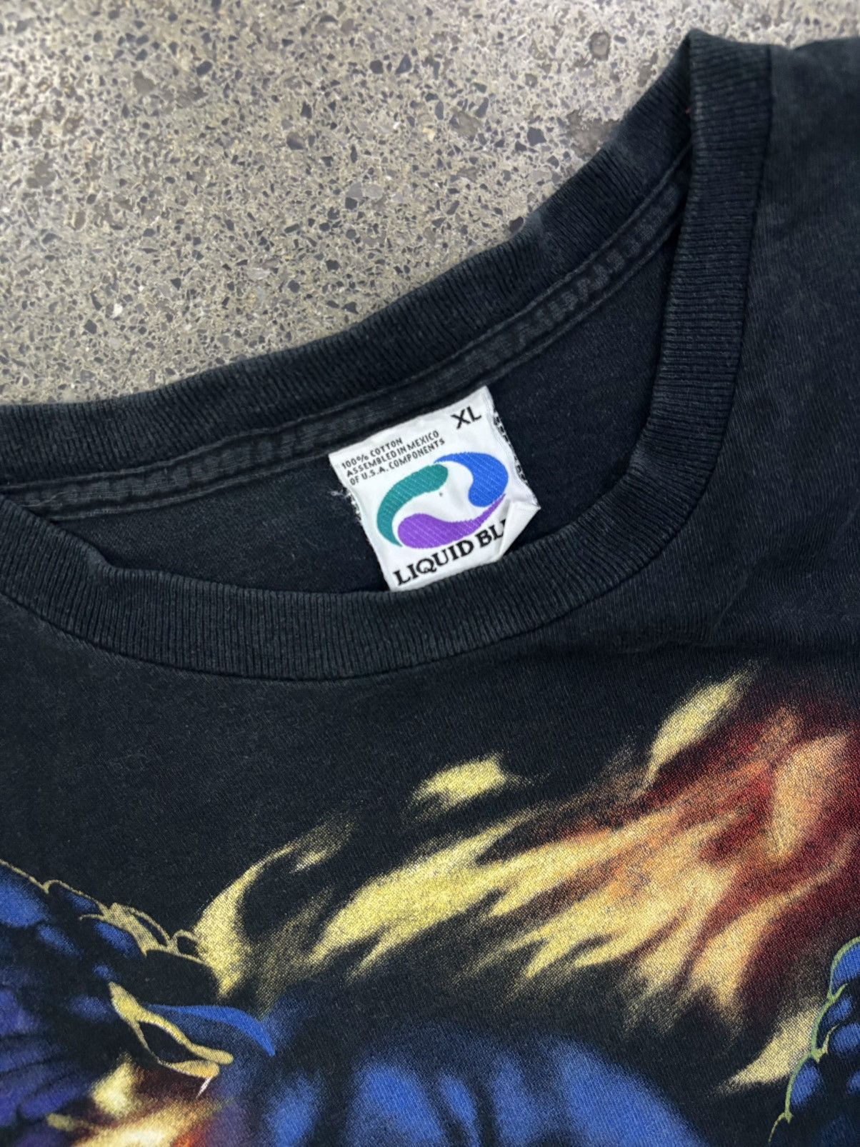 Liquid Blue Liquid Blue Pegasus All Over Print Vintage Rare 90s Size US XL / EU 56 / 4 - 4 Thumbnail