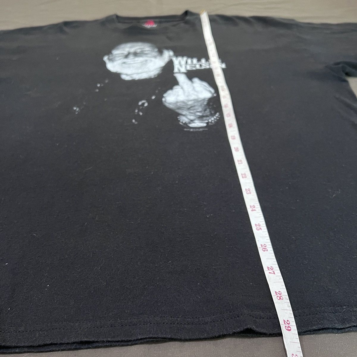 Rap Tees × Vintage × Zion Rootswear Vintage Y2K WILLIE NELSON TEE MIDDLE FINGER 2XL oversized Size US XXL / EU 58 / 5 - 9 Thumbnail
