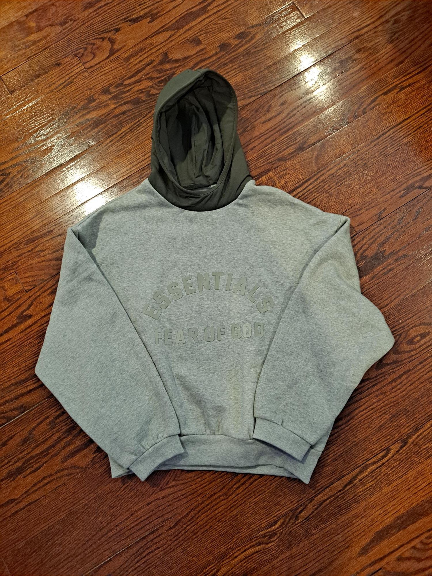 Essentials Fear of God Essentials Nylon Fleece Hoodie Dark Heather Size US XS / EU 42 / 0 - 1 Thumbnail