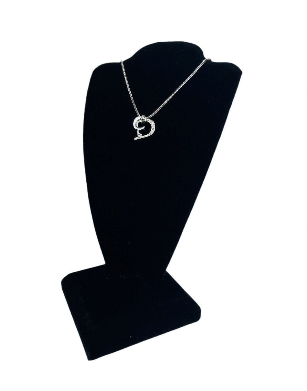 Dior Dior Encrusted CD Necklace Size ONE SIZE - 1 Thumbnail