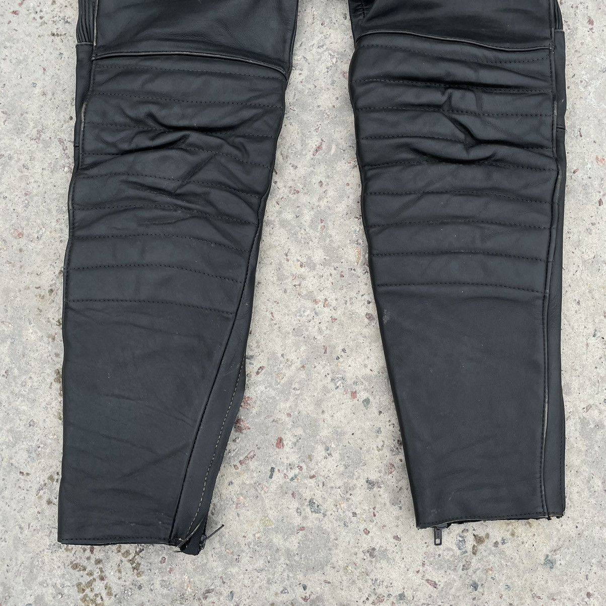 Vintage Moto Pants Real Leather Y2K 90s USA style