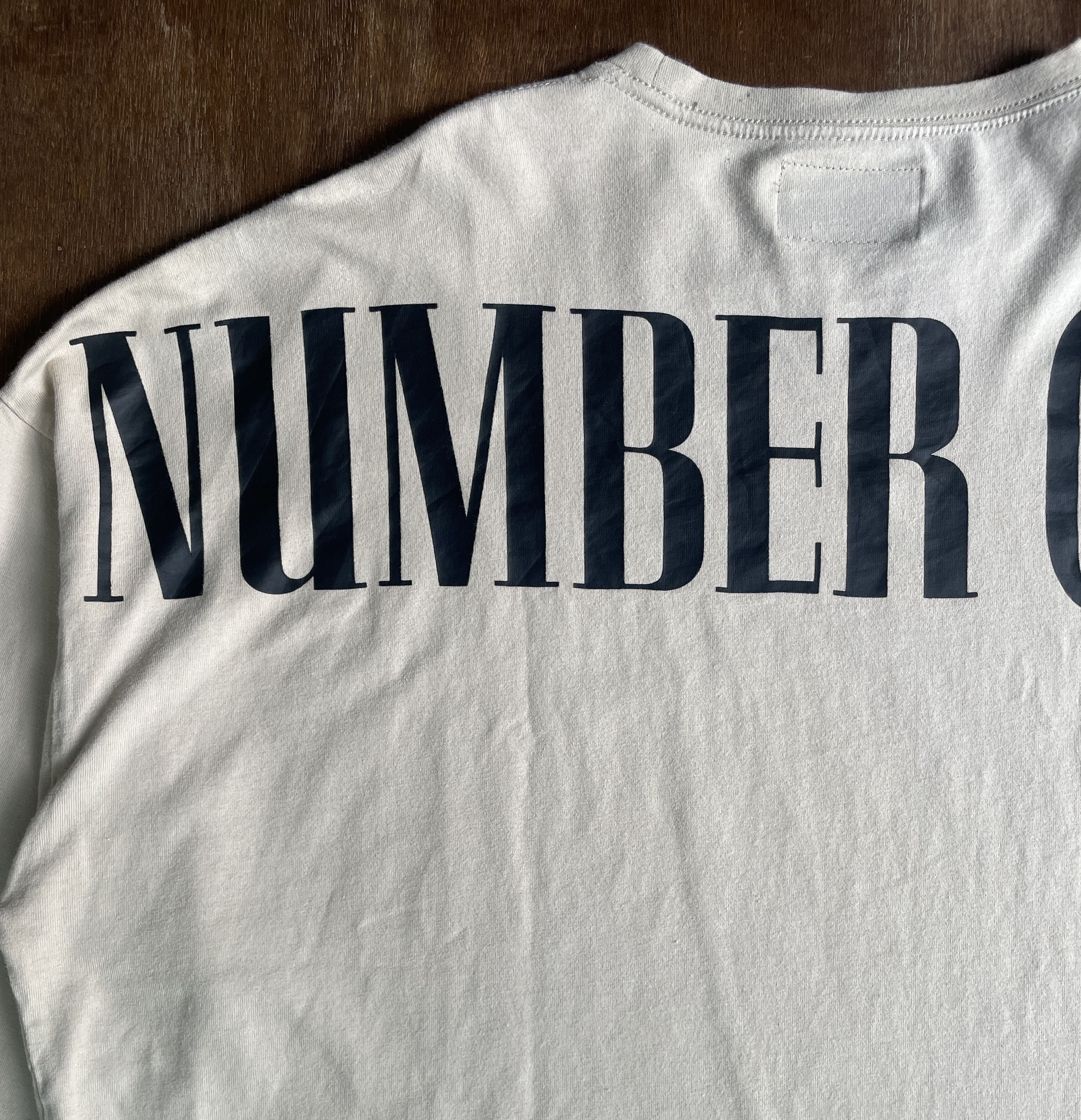 Number (N)ine NUMBER (N)INE Gothic Fonts Sweatshirts Size US L / EU 52-54 / 3 - 9 Thumbnail