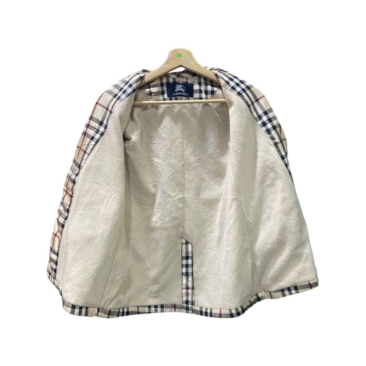 Burberry Vintage Burberry Nova Check DoubleBreasted Short Coat Jacket Size L / US 10 / IT 46 - 3 Thumbnail