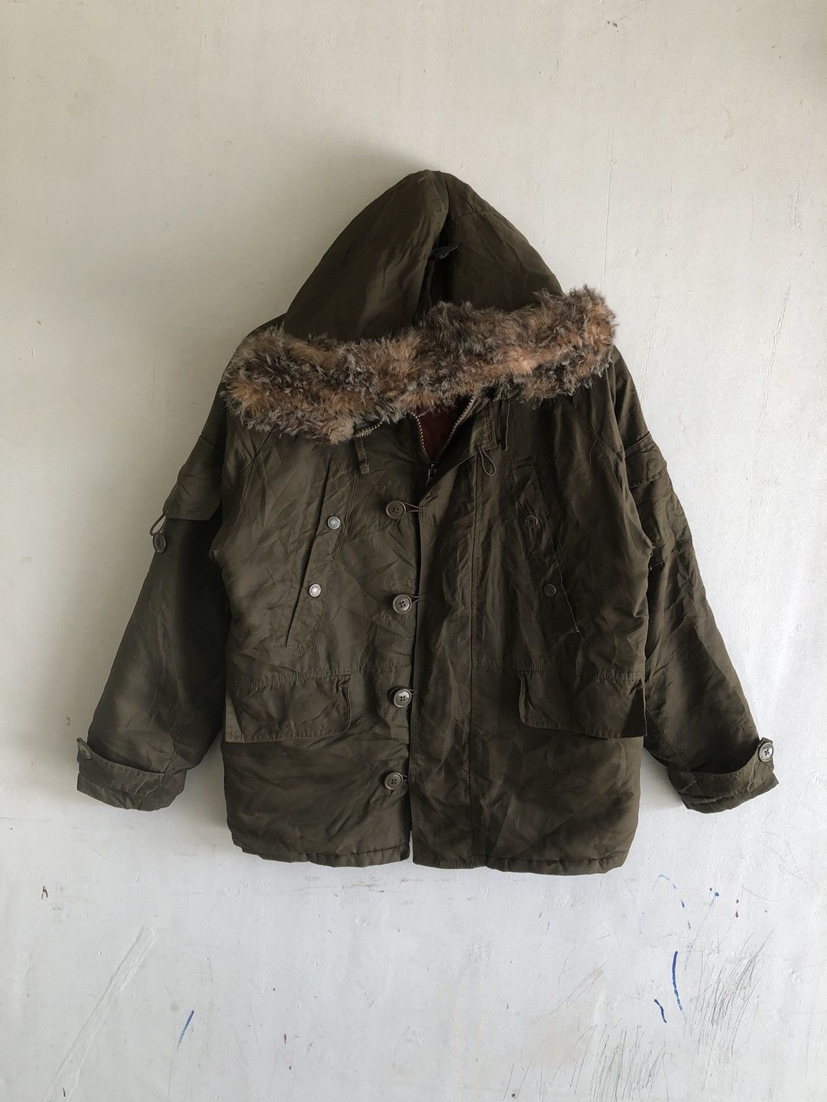 Gap × Japanese Brand × Vintage Vintage Y2K Gap Bomber Jacket Hoodie Size US M / EU 48-50 / 2 - 1 Thumbnail