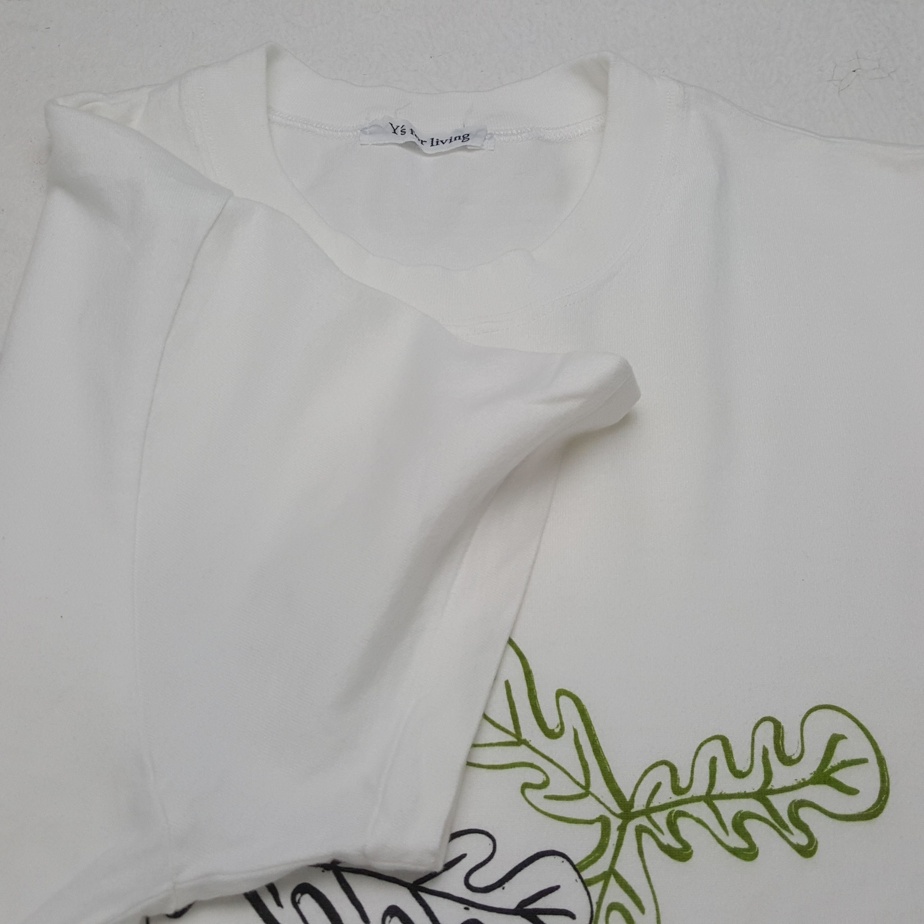 Vintage × Y's × Yohji Yamamoto Y's For Living by YOHJI YAMAMOTO Japanese Designer Tshirt Size US M / EU 48-50 / 2 - 6 Thumbnail
