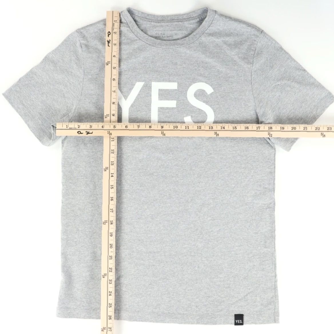Vintage Yes. Snowboards Graphic Solid T-Shirt Gray Men's S Size US S / EU 44-46 / 1 - 3 Thumbnail